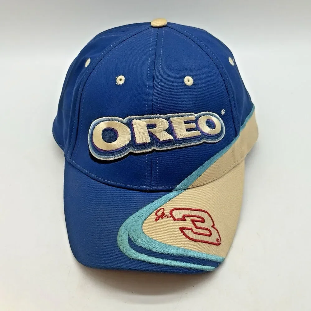 Dale Earnhardt Jr #3 Oreo Racing Chase Authentics Hat Blue Nascar Strapback Cap